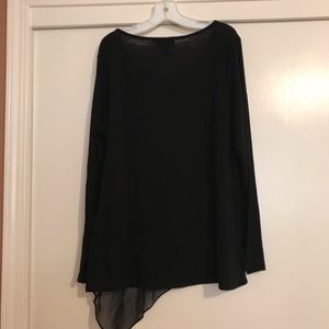 Long sleeve black top